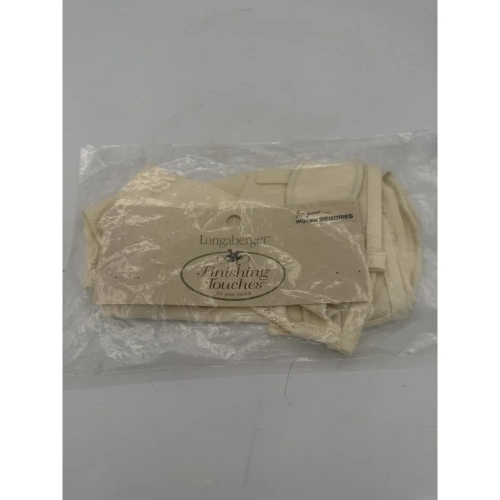 🧺💛‎ Longaberger Woven Memories Liner ONLY w/ Ties – NIP – New in Package